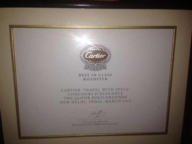 Cartier 'Concourse d'Elegance Show' New Delhi March